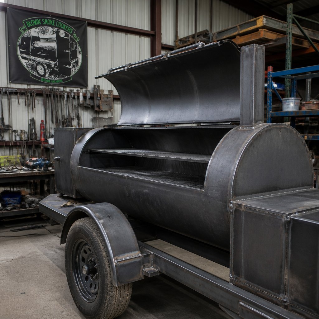 Benefits of Thick Steel BBQ Pits: Heat Retention & Durability - Blowin' Smoke Cookers