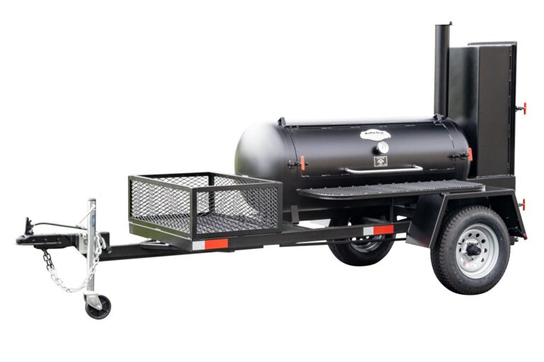 TS120 Barbeque Smoker Trailer- Blowin Smoke Cookers