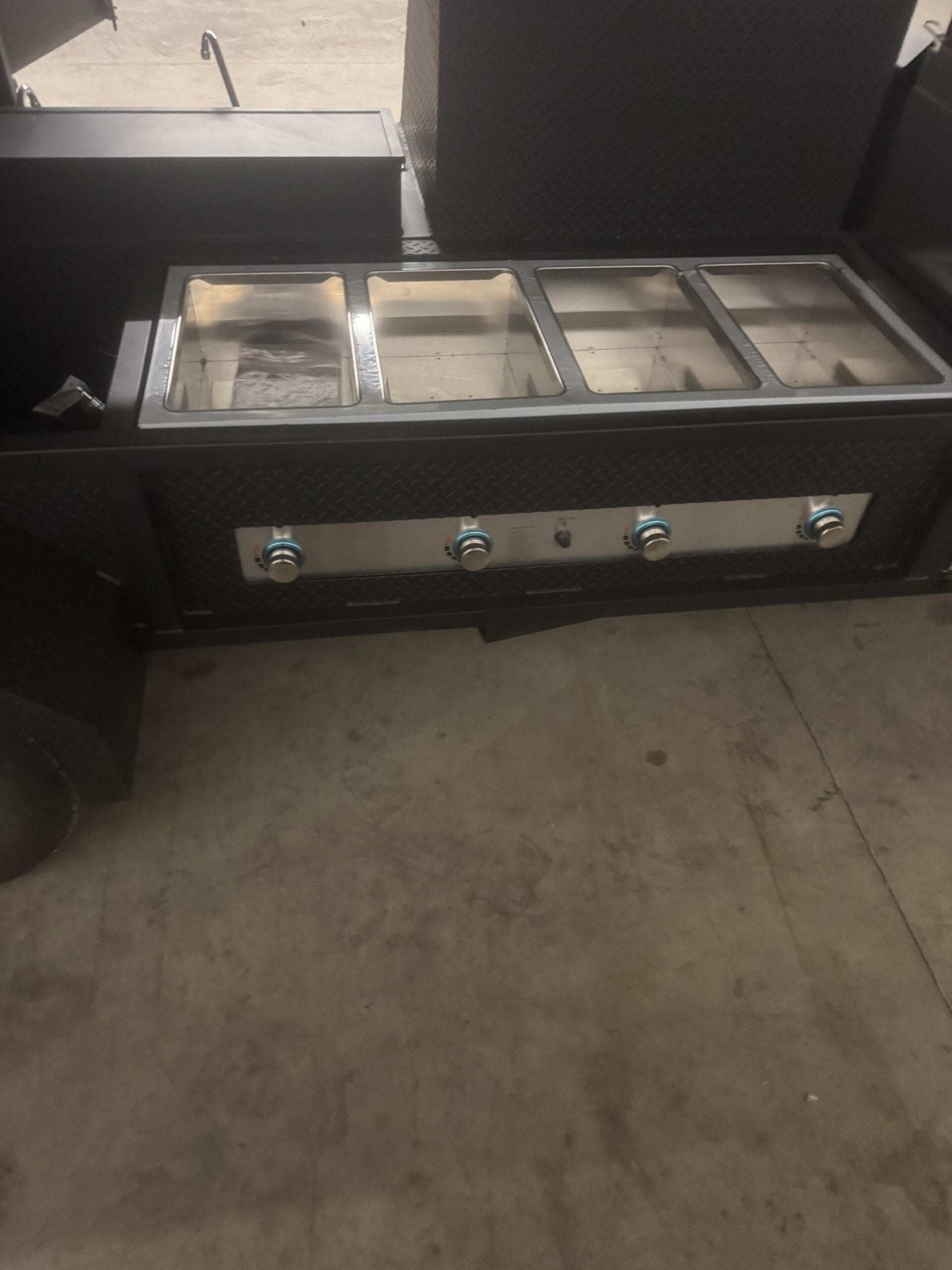 Custom Ultimate Smokehouse 72 w/sandwich prep - Smoker Trailer- ' Smoke Cookers