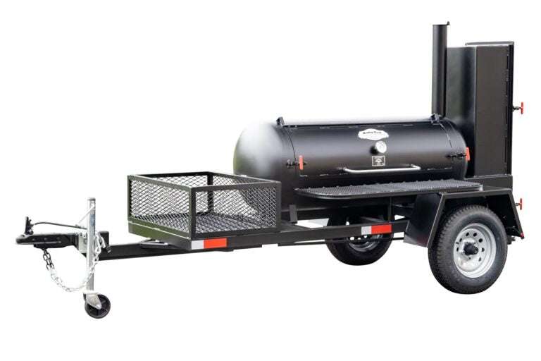Meadow Creek TS120 Barbeque Smoker Trailer - Blowin Smoke Cookers - Blowin' Smoke Cookers