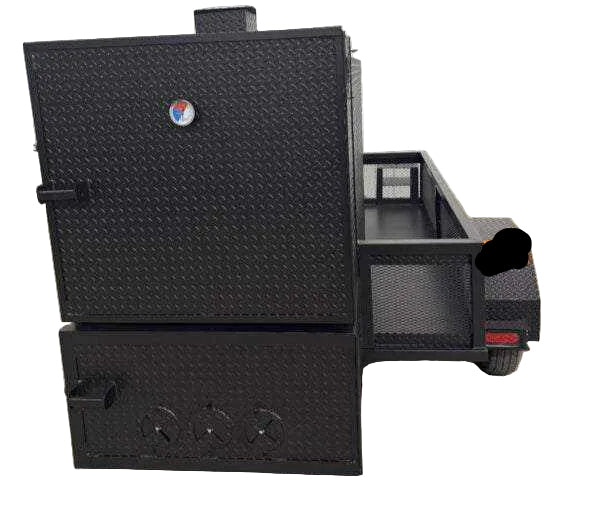 Smoker GrillSNS 4060 Smoker And Grill With Cabinet Main Chamber - Blowin' Smoke Cookers