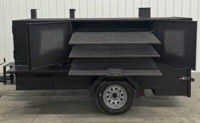 SNS 4060 Cabinet Smoker With Cabinet Charcoal Grill - Blowin' Smoke Cookers