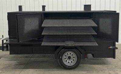 SNS 4060 Cabinet Smoker With Cabinet Charcoal Grill - Blowin' Smoke Cookers