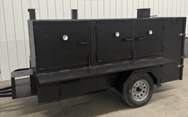 SNS 4060 Cabinet Smoker With Cabinet Charcoal Grill - Blowin' Smoke Cookers