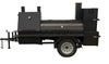 SNS Barrel 60 With Grill And Full Length Storage Area - hog cooker - Blowin' Smoke Cookers