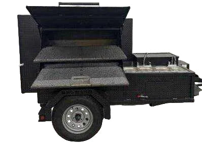 SNS Cabinet 60 Grill Smoker Combo With XL Grill And Sink Package - Blowin' Smoke Cookers