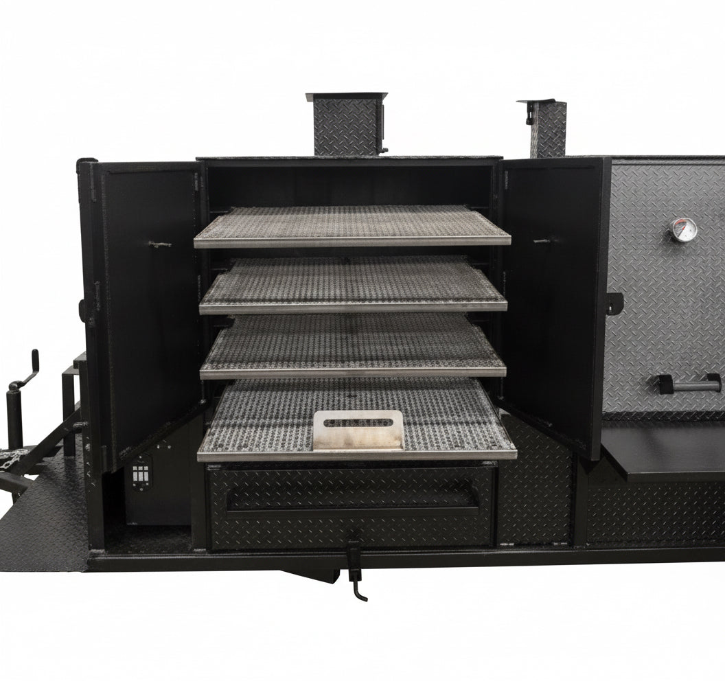 SNS Pellet Vault and Charcoal Grill Combo - Blowin' Smoke Cookers