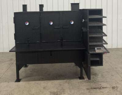 SNS Smoker And Grill Combo Concession Cabinet - Blowin' Smoke Cookers