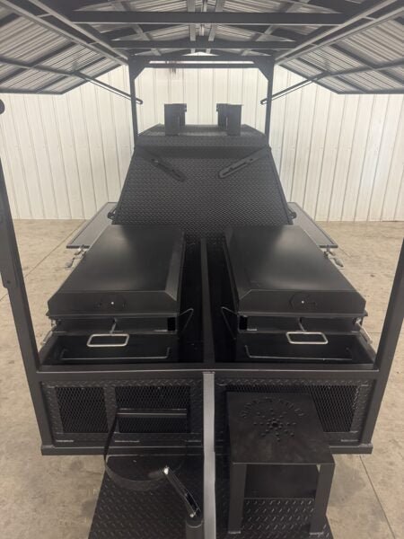 SNS Ultimate Mega Grill with Roof Package - Blowin' Smoke Cookers