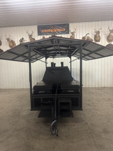 SNS Ultimate Mega Grill with Roof Package - Blowin' Smoke Cookers