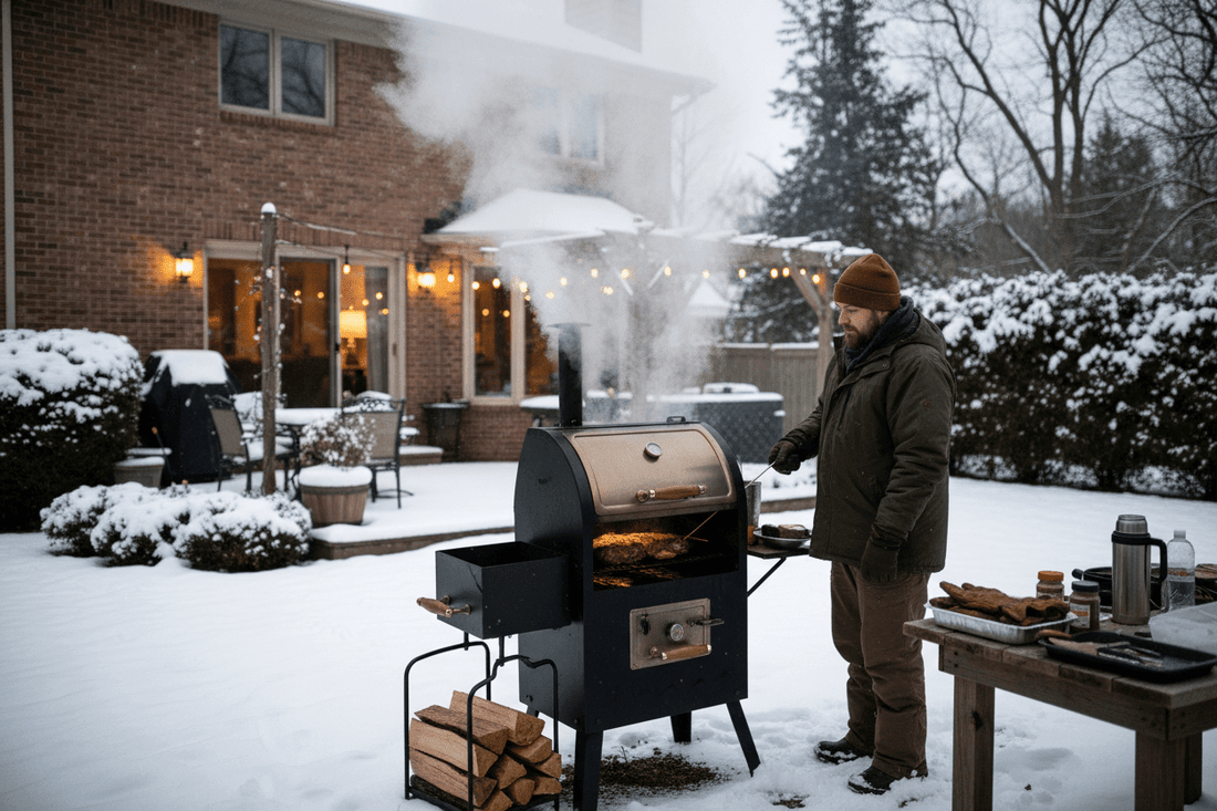 Cold-Weather Smoking: How To Keep Your Smoker Happy All Winter - Blowin' Smoke Cookers