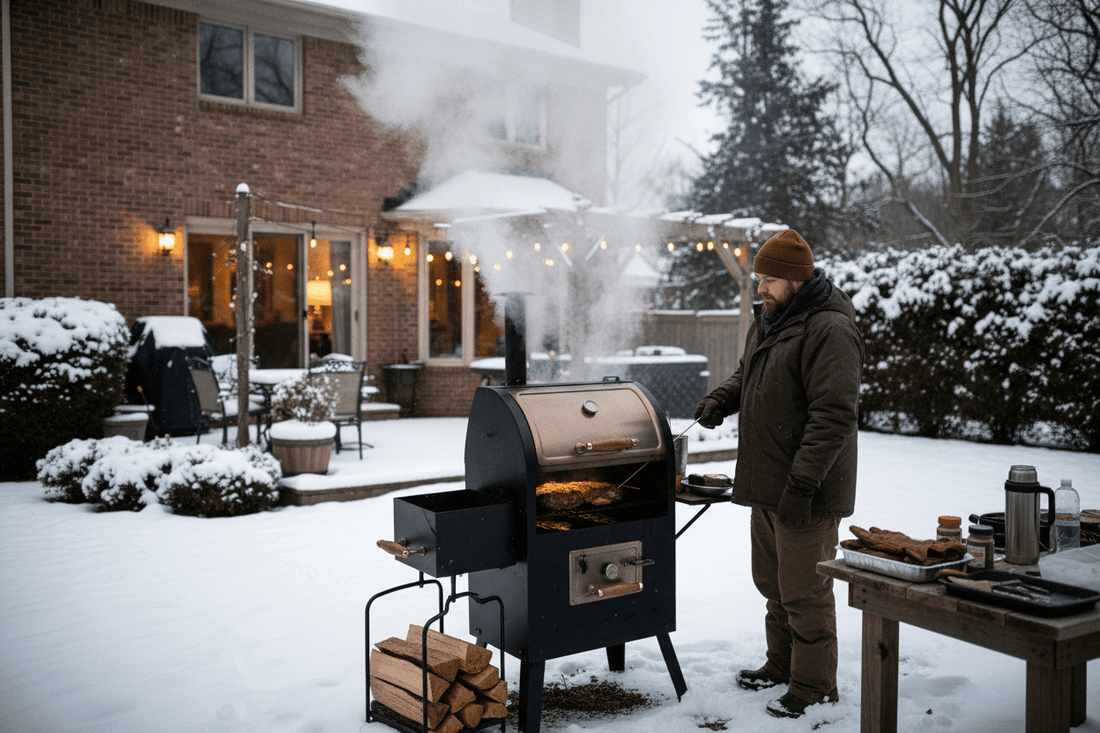 Cold-Weather Smoking: How To Keep Your Smoker Happy All Winter - Blowin' Smoke Cookers
