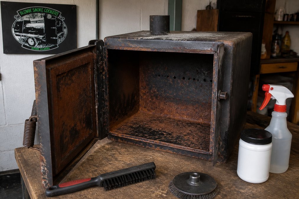 How to Remove Rust from a Smoker Firebox (2026 Guide) - Blowin' Smoke Cookers