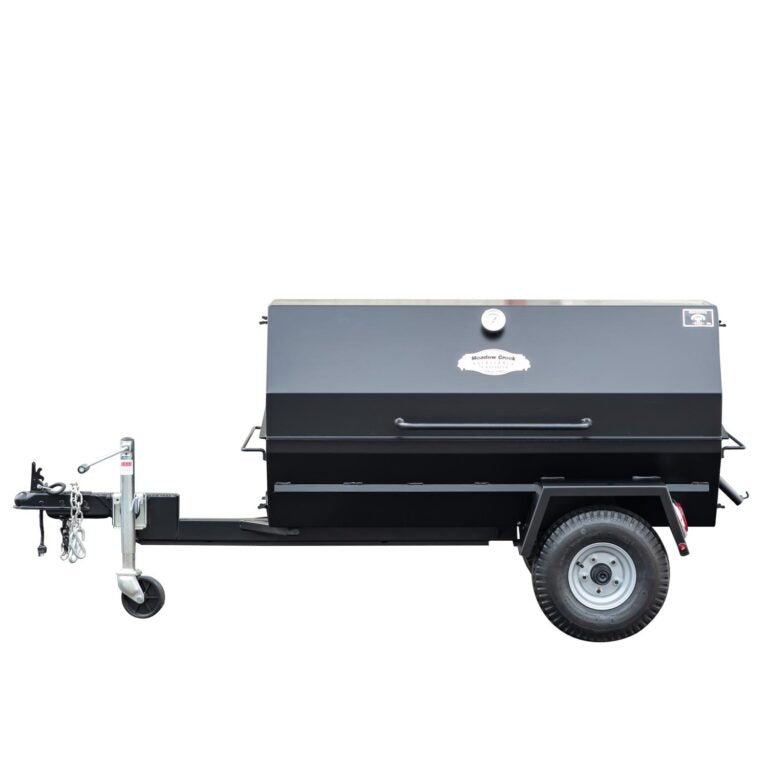 Rib Smokers Trailer Mounted Blowin Smoke Cookers