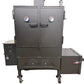 cabinet pellet  and wood smoker front view