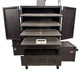 cabinet smoker front view with doors open
