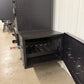 cabinet smoker side view firebox