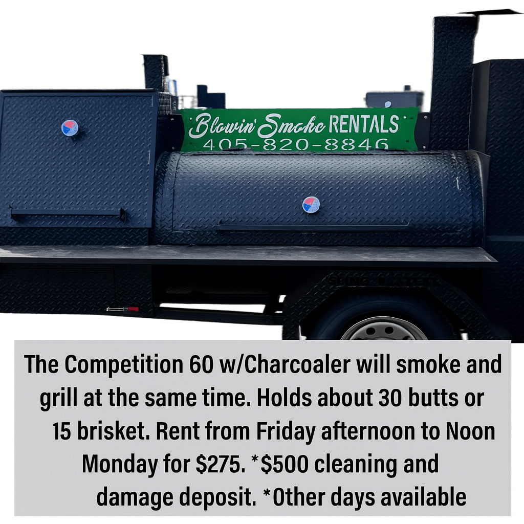 Barrel 60 Smoker/Grill Combo - Blowin' Smoke Cookers