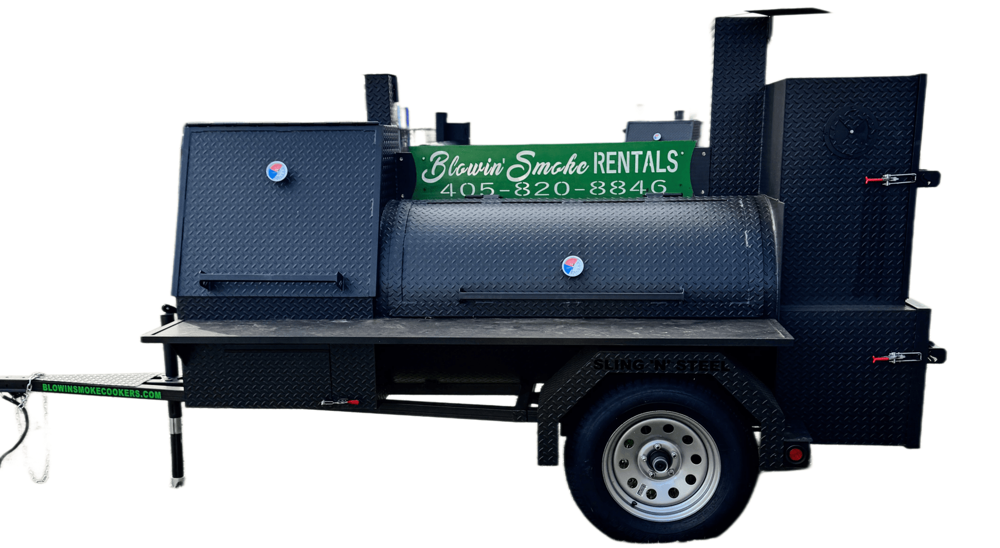 Barrel 60 Smoker/Grill Combo - Blowin' Smoke Cookers