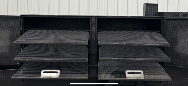 Cabinet Smoker On Stands - Blowin' Smoke Cookers