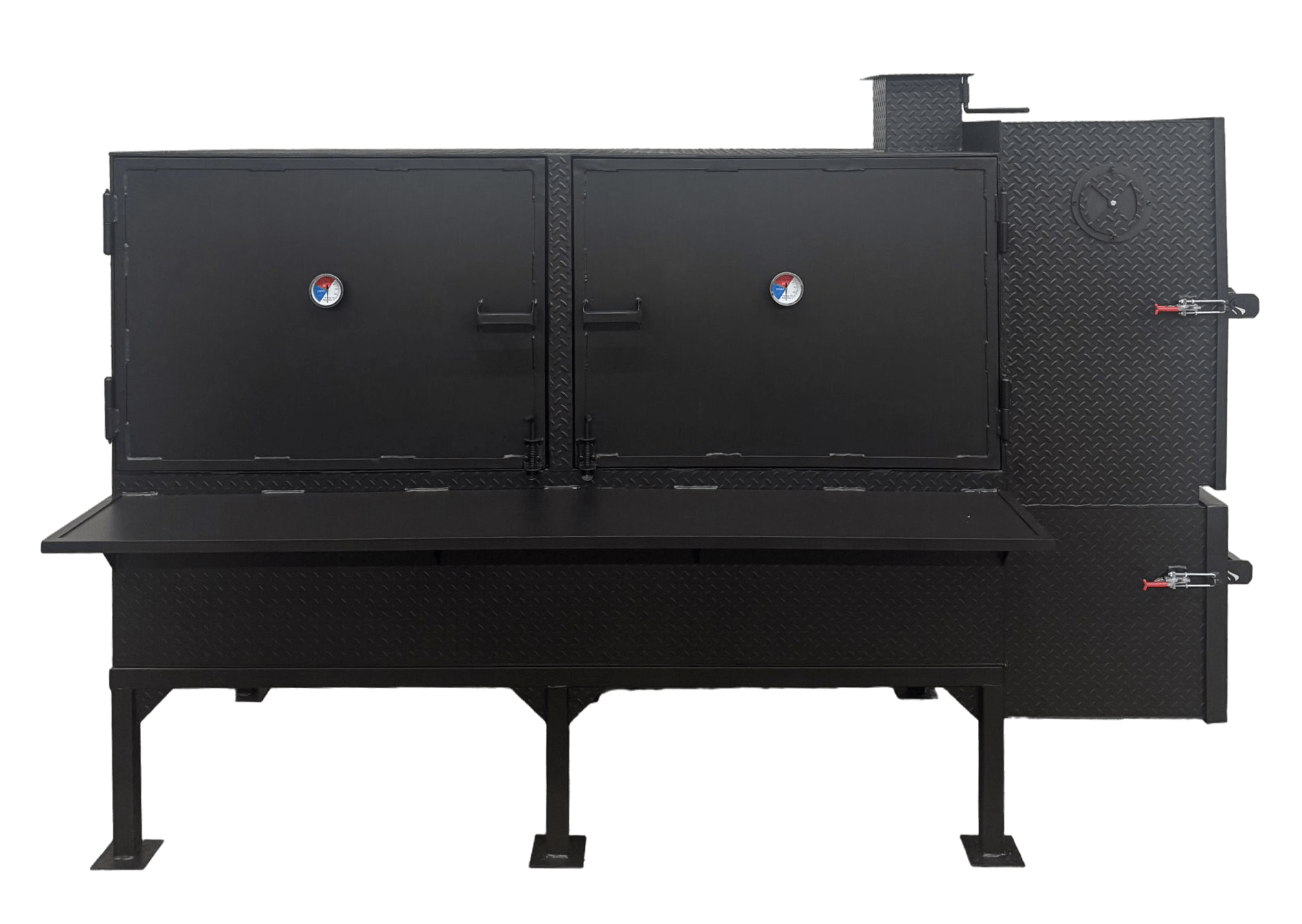 Cabinet Smoker On Stands - Blowin' Smoke Cookers