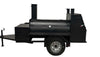 Custom BBQ Trailer SNS Tailgater With Storage - Blowin' Smoke Cookers