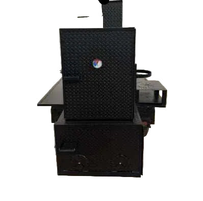 Custom Pits SNS Competition 60 Smoker With BBQ 42 Rotating Rack Pit - Blowin' Smoke Cookers