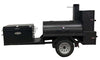 Custom Pits SNS Competition 60 Smoker With BBQ 42 Rotating Rack Pit - Blowin' Smoke Cookers