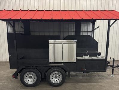 Custom Ultimate Smokehouse 60 With Woodfire Pizza Oven - Blowin' Smoke Cookers