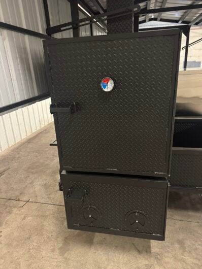 Custom Ultimate Smokehouse 60 With Woodfire Pizza Oven - Blowin' Smoke Cookers