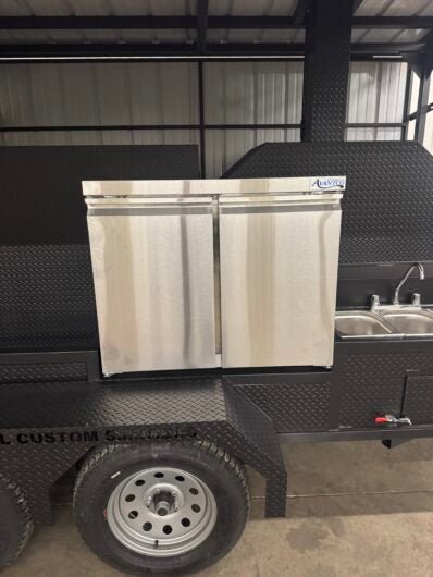 Custom Ultimate Smokehouse 60 With Woodfire Pizza Oven - Blowin' Smoke Cookers