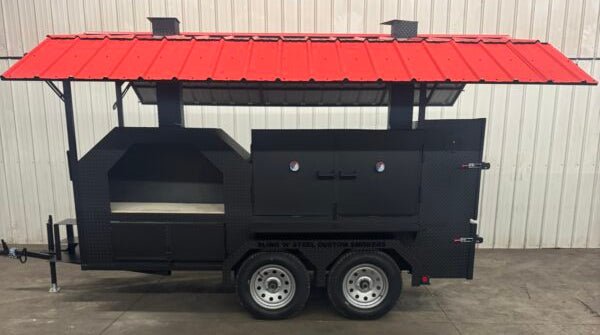 Custom Ultimate Smokehouse 60 With Woodfire Pizza Oven - Blowin' Smoke Cookers