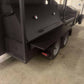 Custom Ultimate Smokehouse 72 w/sandwich prep Smoker Trailer - Blowin' Smoke Cookers