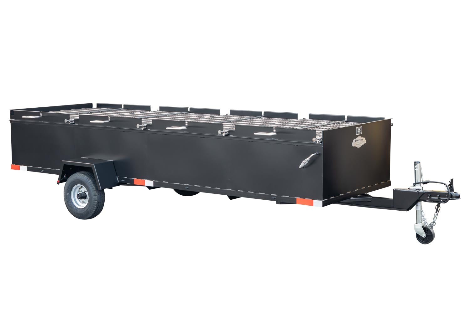 Meadow Creek BBQ144 Commercial Chicken Cooker Trailer (4 pit) - Blowin' Smoke Cookers