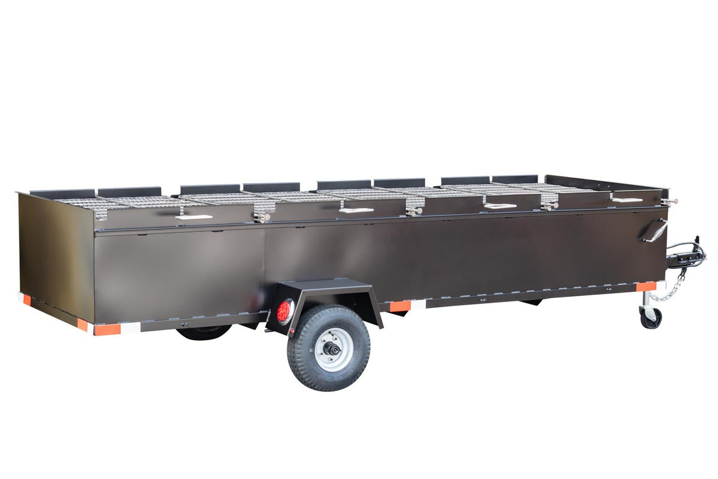 Meadow Creek BBQ144 Commercial Chicken Cooker Trailer (4 pit) - Blowin' Smoke Cookers