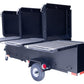 Meadow Creek BBQ96 Chicken Cooker Trailer (3 pit) - Blowin' Smoke Cookers