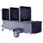 Meadow Creek BBQ96 Chicken Cooker Trailer (3 pit) - Blowin' Smoke Cookers