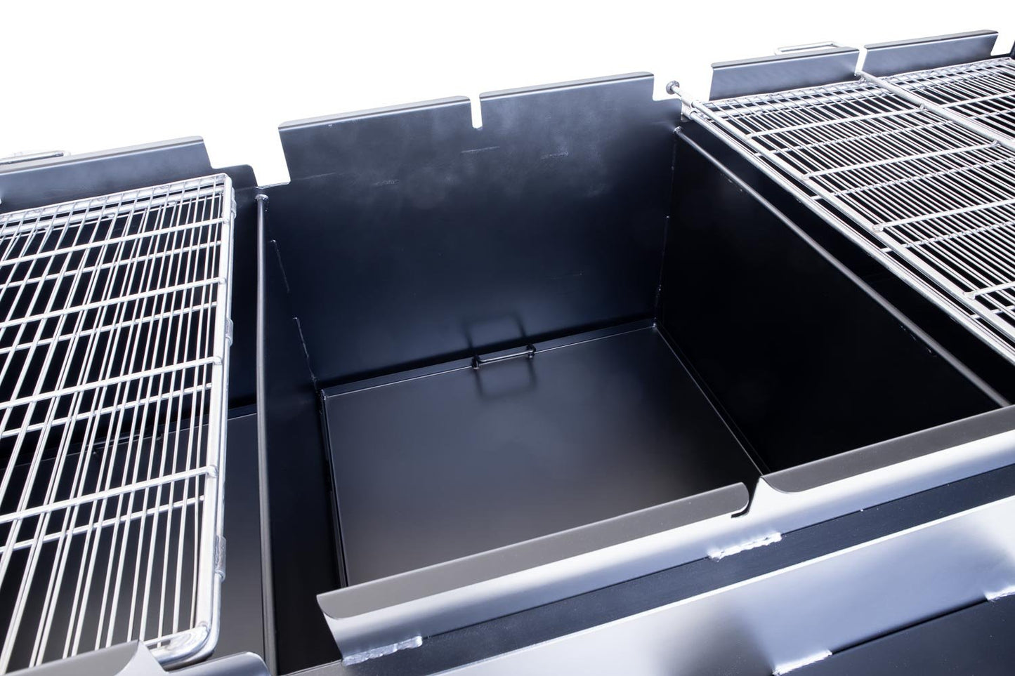 Meadow Creek BBQ96 Chicken Cooker Trailer (3 pit) - Blowin' Smoke Cookers