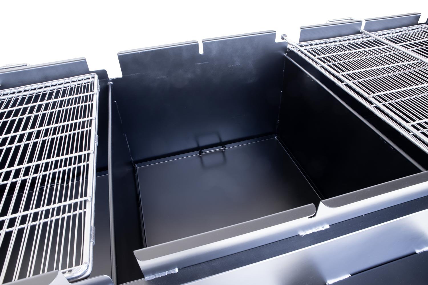 Meadow Creek BBQ96 Chicken Cooker Trailer (3 pit) - Blowin' Smoke Cookers