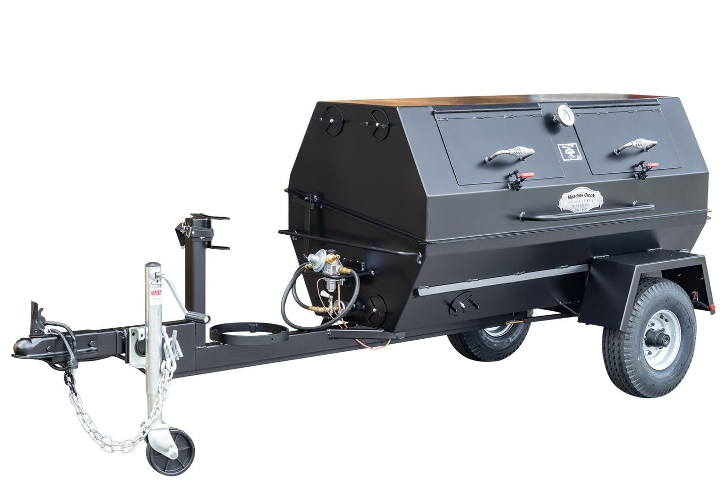 Meadow Creek PR60GT 60″ Gas Pig Roaster Trailer - Blowin' Smoke Cookers