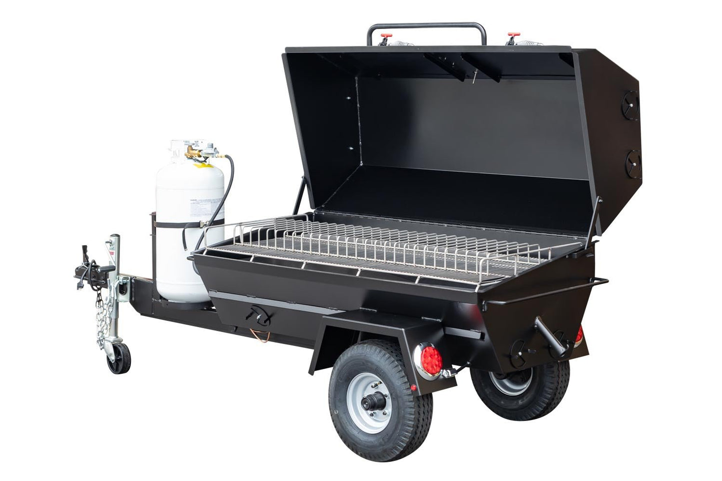 Meadow Creek PR60GT 60″ Gas Pig Roaster Trailer - Blowin' Smoke Cookers