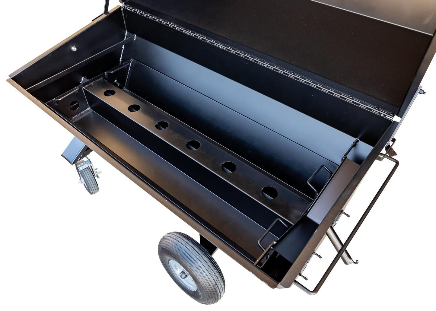 Meadow Creek PR60GT 60″ Gas Pig Roaster Trailer - Blowin' Smoke Cookers