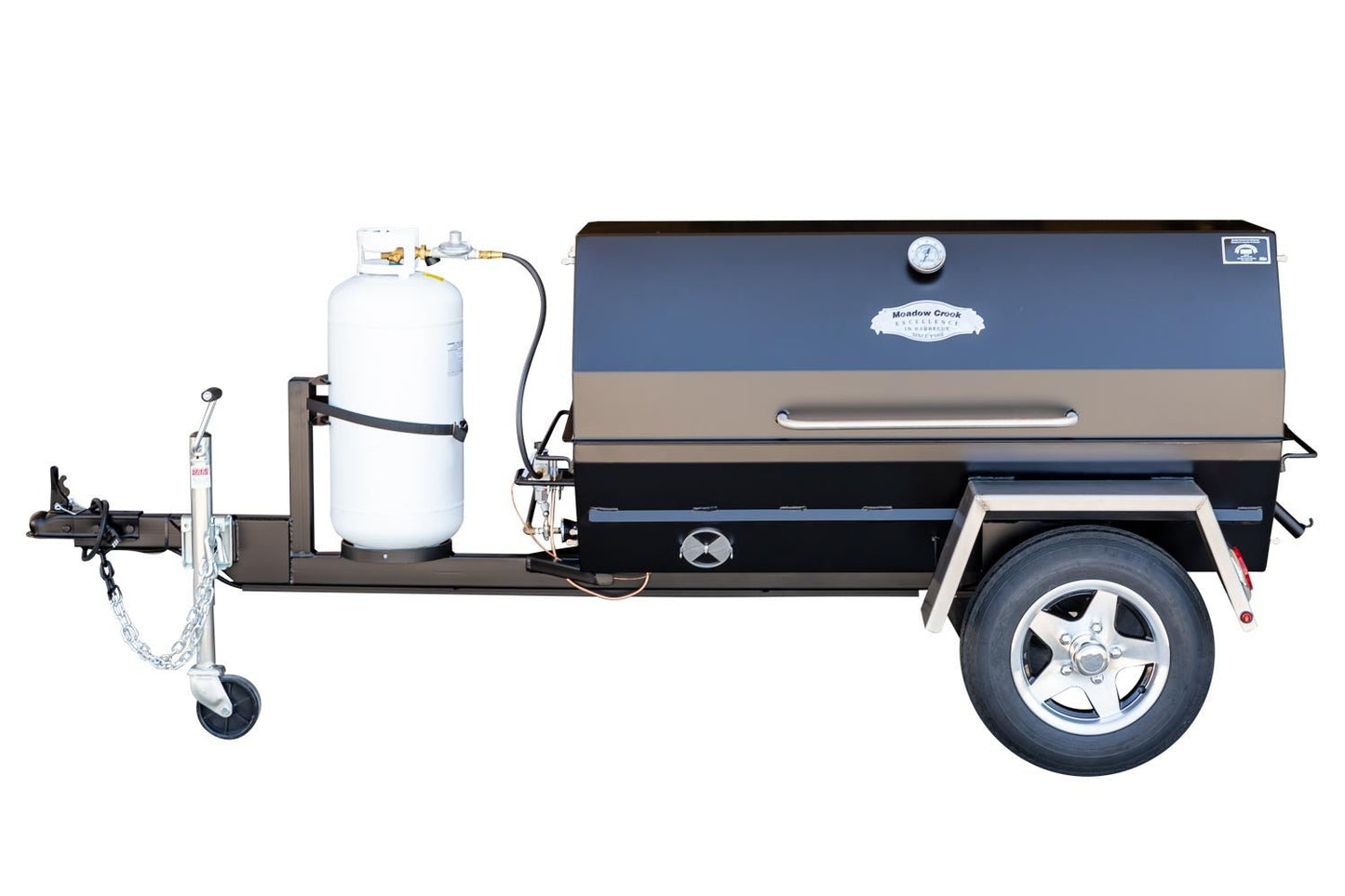 Meadow Creek PR60GT 60″ Gas Pig Roaster Trailer - Blowin' Smoke Cookers