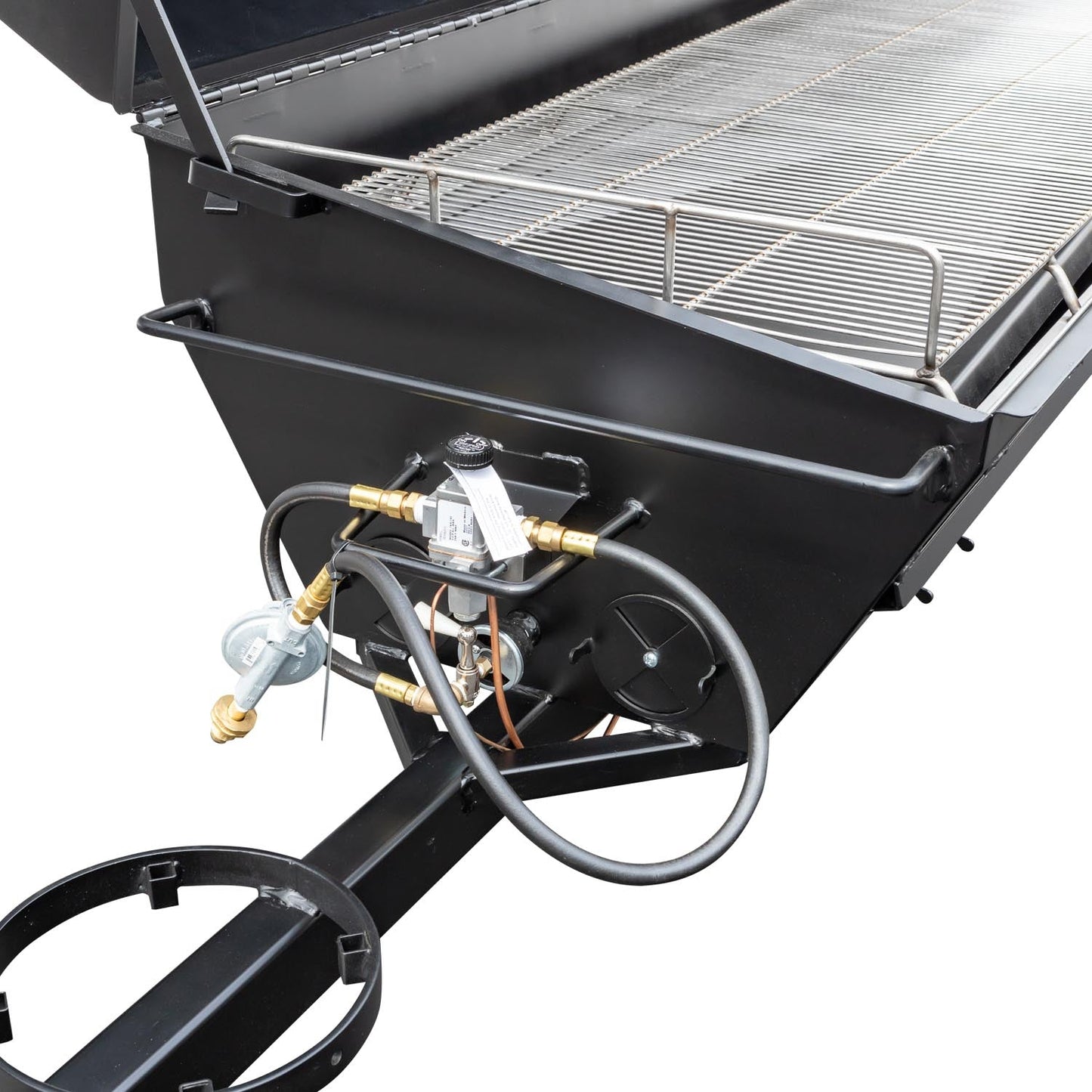 Meadow Creek PR72GT 72″ Gas Pig Roaster Trailer - Blowin' Smoke Cookers