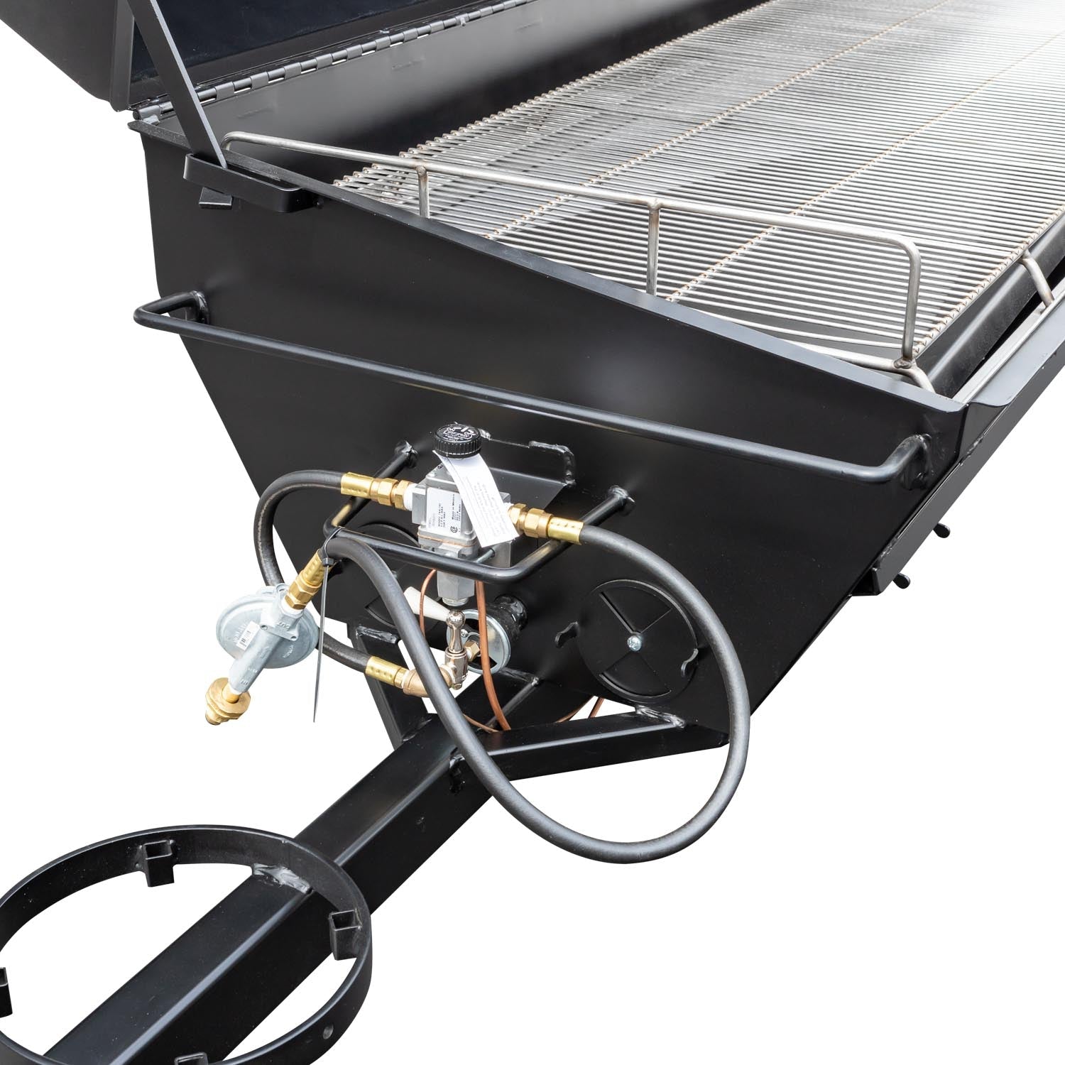 Meadow Creek PR72GT 72″ Gas Pig Roaster Trailer - Blowin' Smoke Cookers