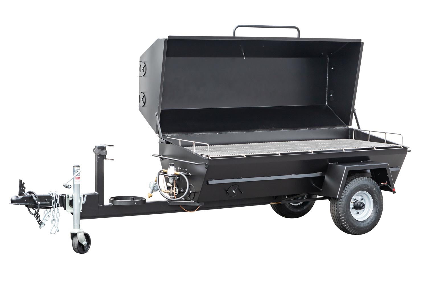 Meadow Creek PR72GT 72″ Gas Pig Roaster Trailer - Blowin' Smoke Cookers