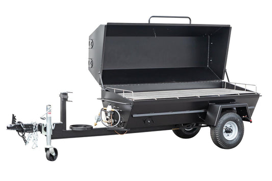 Meadow Creek PR72GT 72″ Gas Pig Roaster Trailer - Blowin' Smoke Cookers