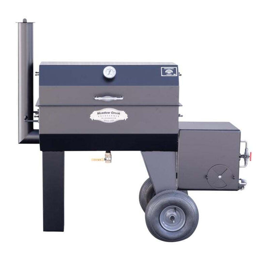 Meadow Creek SQ36 Offset Barbecue Smoker - Blowin' Smoke Cookers