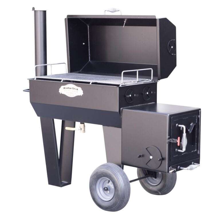 Meadow Creek SQ36 Offset Barbecue Smoker - Blowin' Smoke Cookers