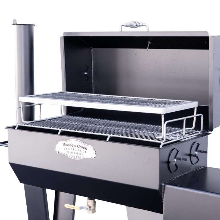 Meadow Creek SQ36 Offset Barbecue Smoker - Blowin' Smoke Cookers